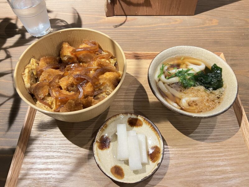 うどん食堂太杉 ささみカツ丼セット