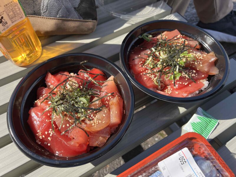 鬼ヶ城水産物直売所　まぐろ3種丼